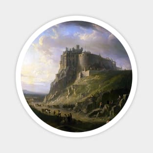 A View of Edinburgh Castle by Alexander Nasmyth Magnet